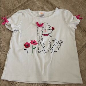 OshKosh B'gosh White Kids T-Shirt with Pink Accents